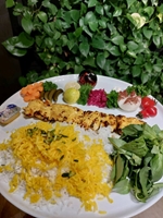 چلو جوجه کباب بدون استخوان